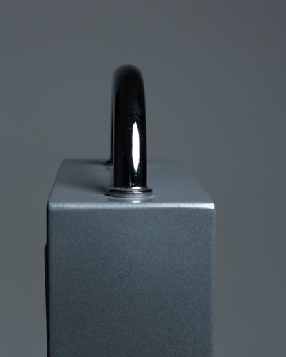 LAMPE EN MÉTAL ET VERRE 'VALIGETTA', MATTEO THUN, 1980s