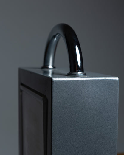 LAMPE EN MÉTAL ET VERRE 'VALIGETTA', MATTEO THUN, 1980s