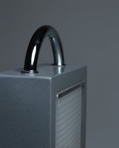 LAMPE EN MÉTAL ET VERRE 'VALIGETTA', MATTEO THUN, 1980s