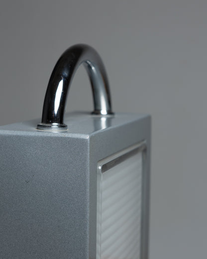 LAMPE EN MÉTAL ET VERRE 'VALIGETTA', MATTEO THUN, 1980s