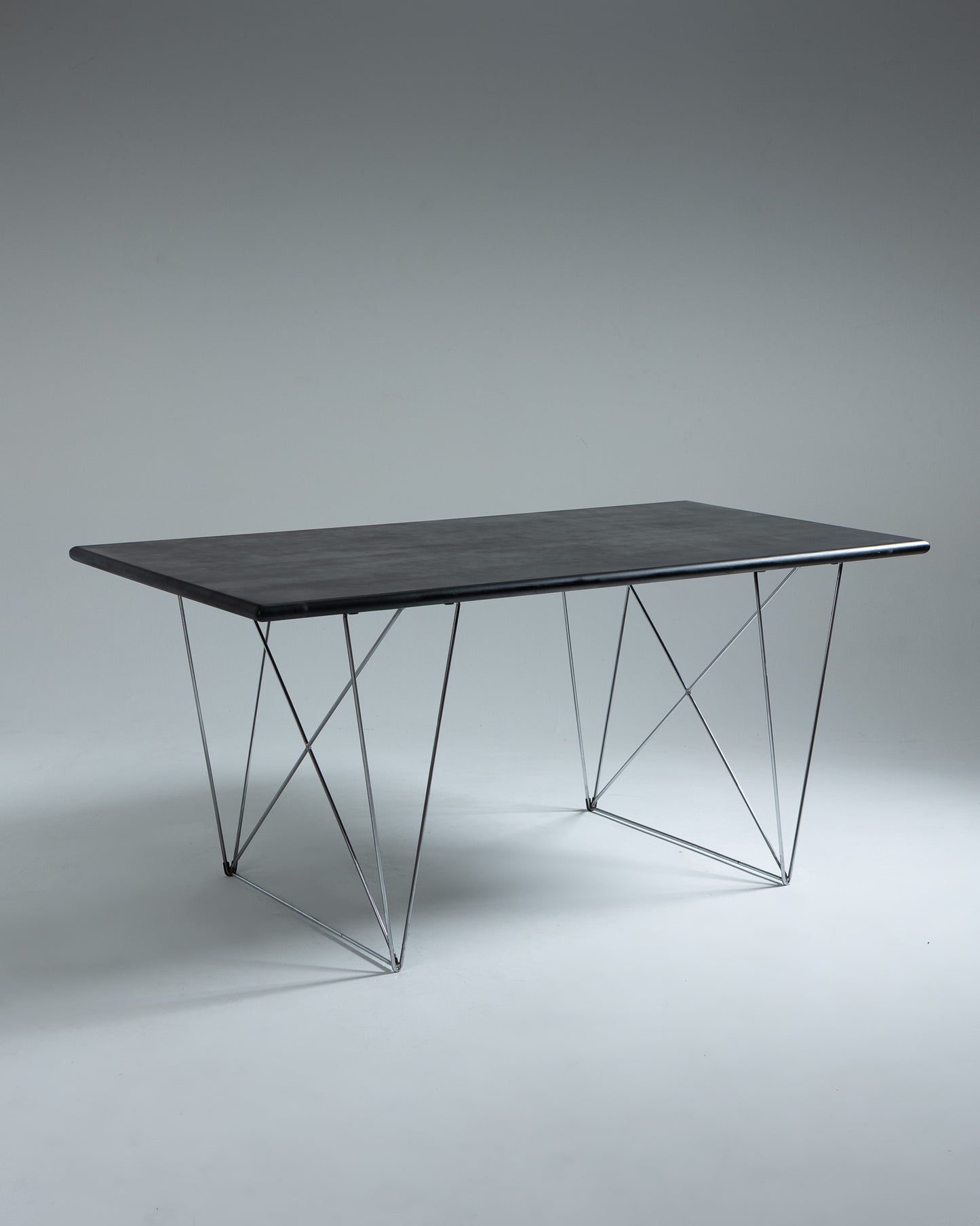 SMALL X-LINE DINING TABLE, NIELS HAUGESEN, 1970s