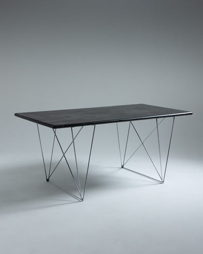 SMALL X-LINE DINING TABLE, NIELS HAUGESEN, 1970s