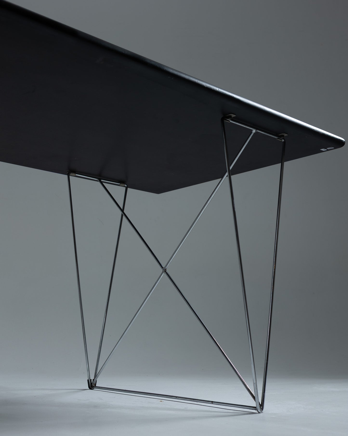 SMALL X-LINE DINING TABLE, NIELS HAUGESEN, 1970s