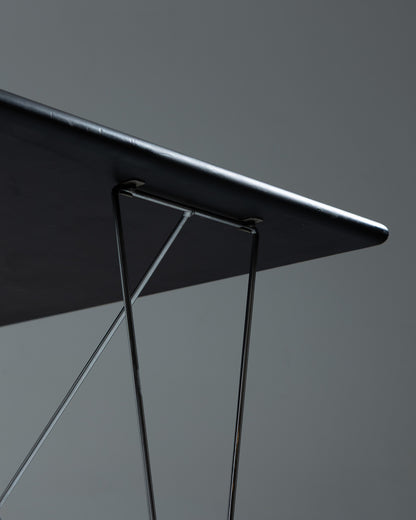 SMALL X-LINE DINING TABLE, NIELS HAUGESEN, 1970s