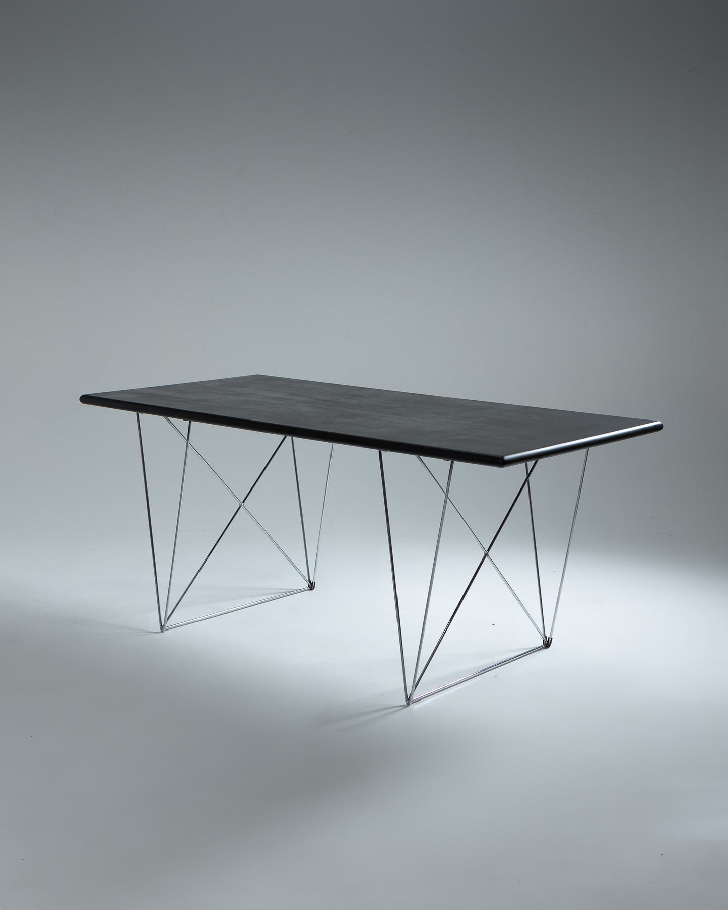 SMALL X-LINE DINING TABLE, NIELS HAUGESEN, 1970s