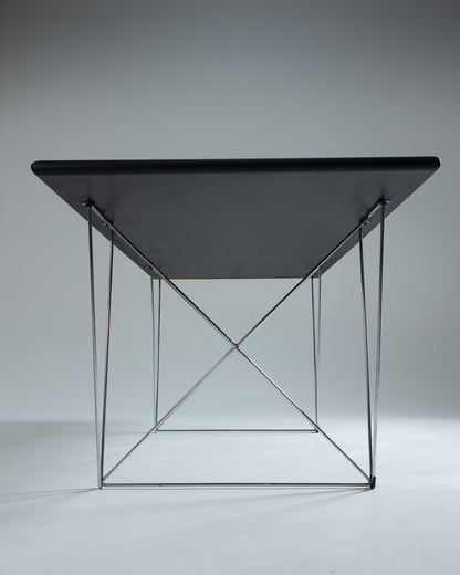 SMALL X-LINE DINING TABLE, NIELS HAUGESEN, 1970s