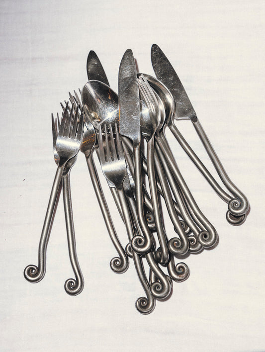 "TOURBILLON" METAL CUTLERY SET