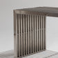 STAINLESS STEEL BENCH, 1990s