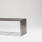 STAINLESS STEEL BENCH, 1990s