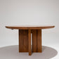 LUIGI GORGONI ROUND DINING TABLE, 1980s