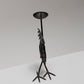 WROUGHT IRON ROOSTER CANDLE HOLDER, 1960s