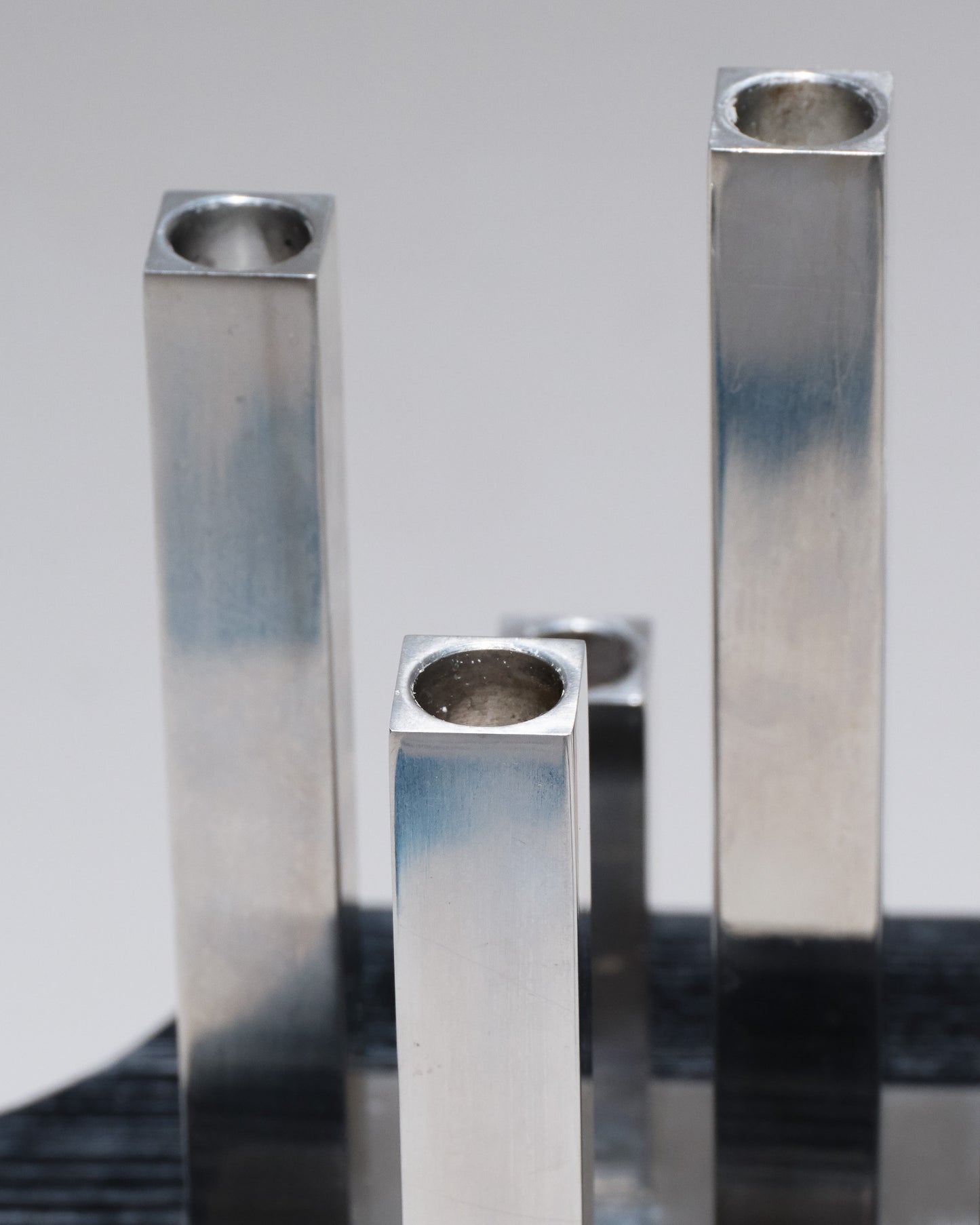 BOUGEOIR 7 FEUX EN ALUMINIUM, 1970s