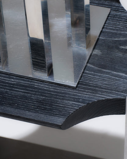 BOUGEOIR 7 FEUX EN ALUMINIUM, 1970s