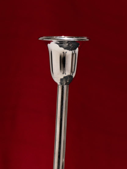 BOUGEOIR DEUX FEUX EN MÉTAL, 1970s