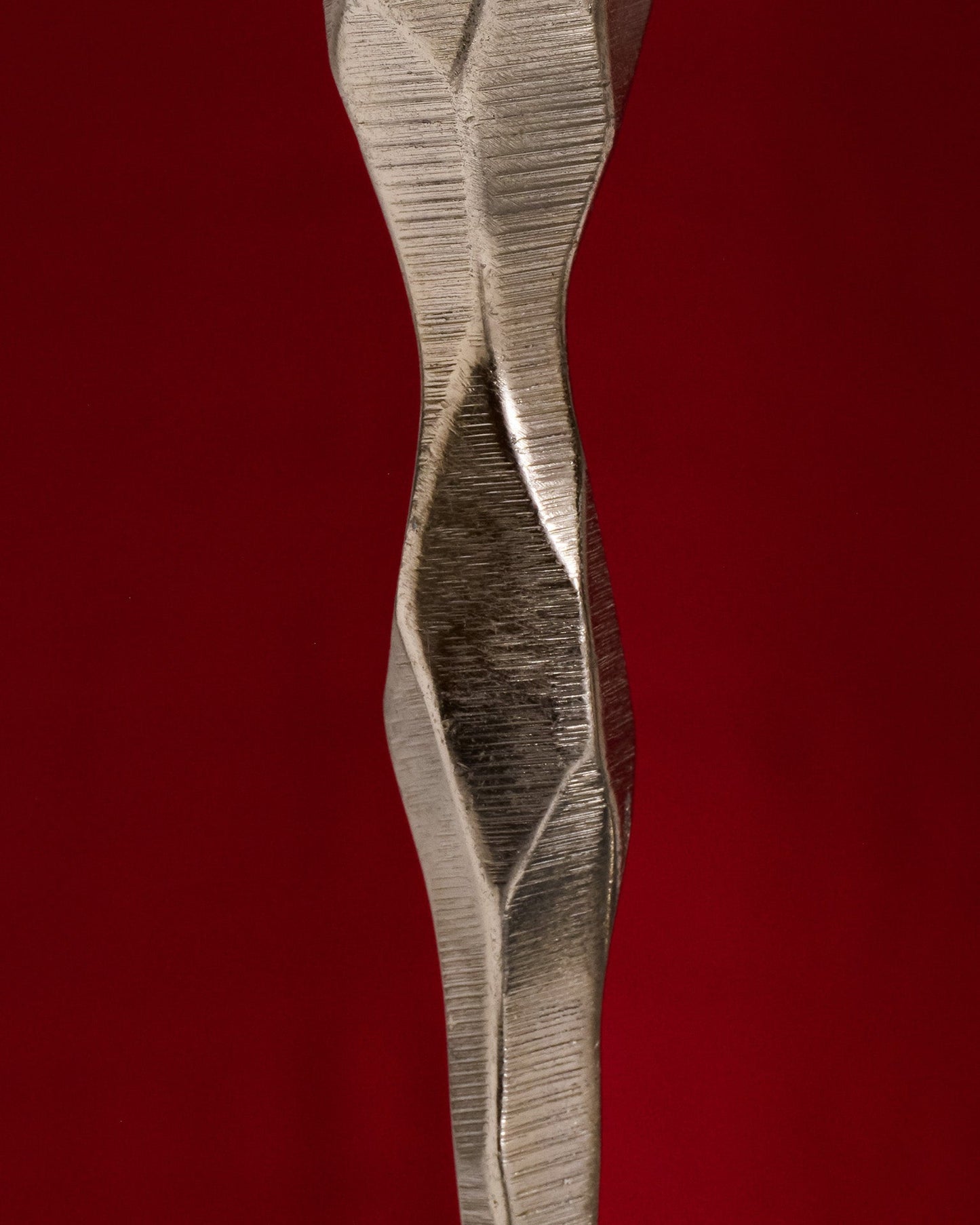 TRIO OF BRASS CANDLESTICKS, 1970s