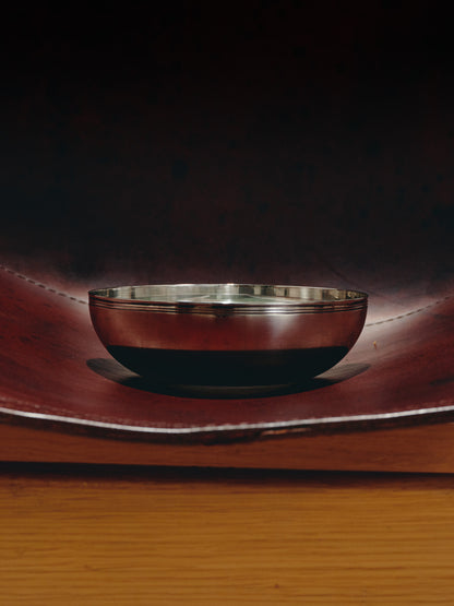 COUPE À CROQUETTES EN MÉTAL ARGENTÉ, CHRISTOFLE, 1950s