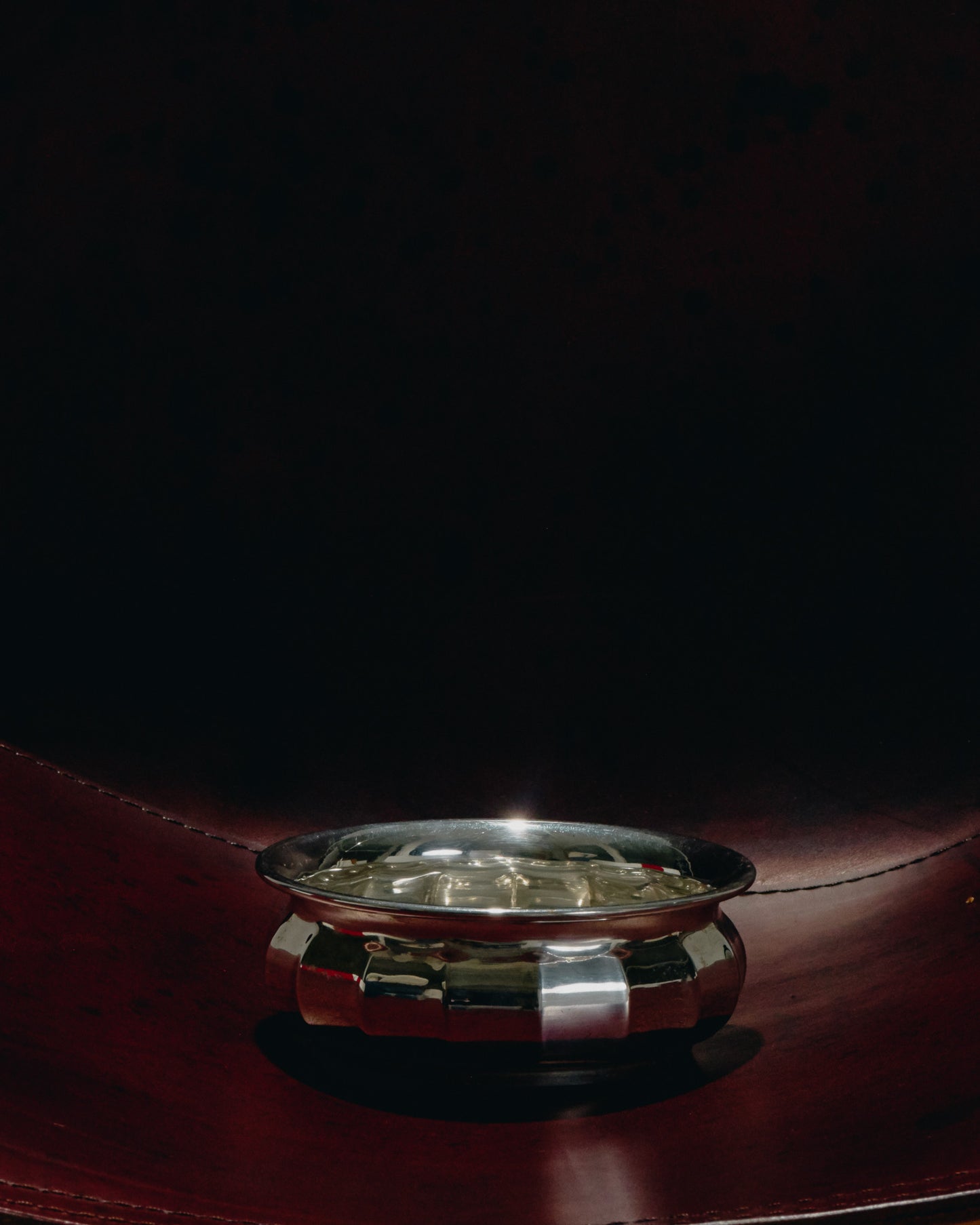 SMALL DOG/CAT FOOD BOWL, 1950S