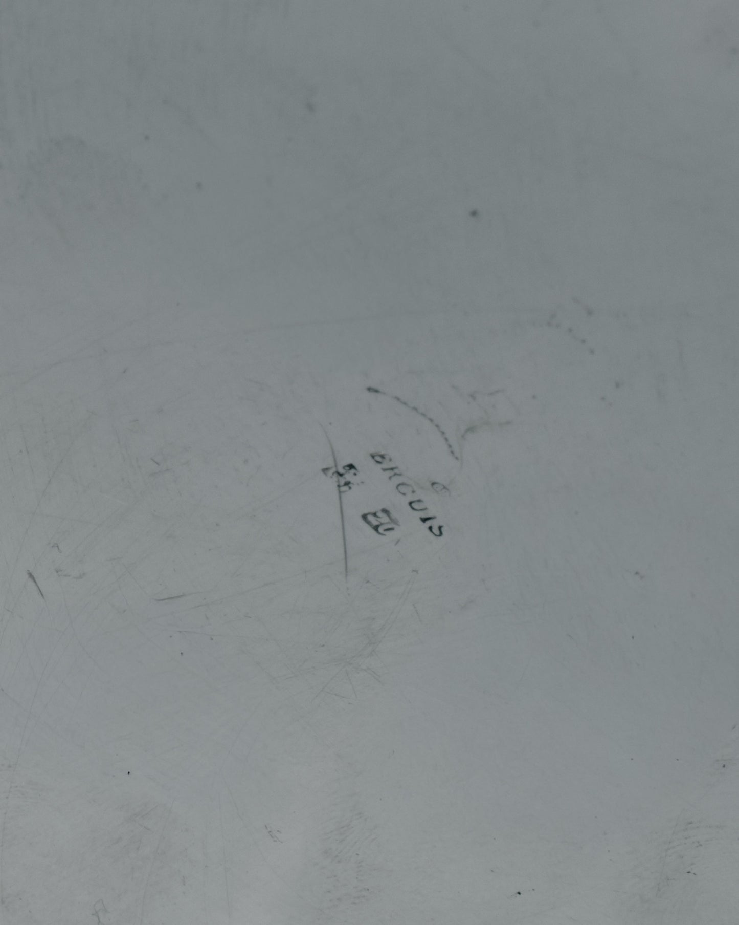 GAMELLE EN MÉTAL ARGENTÉ POUR GRAND CHIEN, 1960s