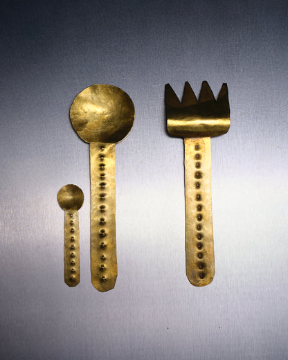 SET DE COUVERTS À SALADE CROCODILE