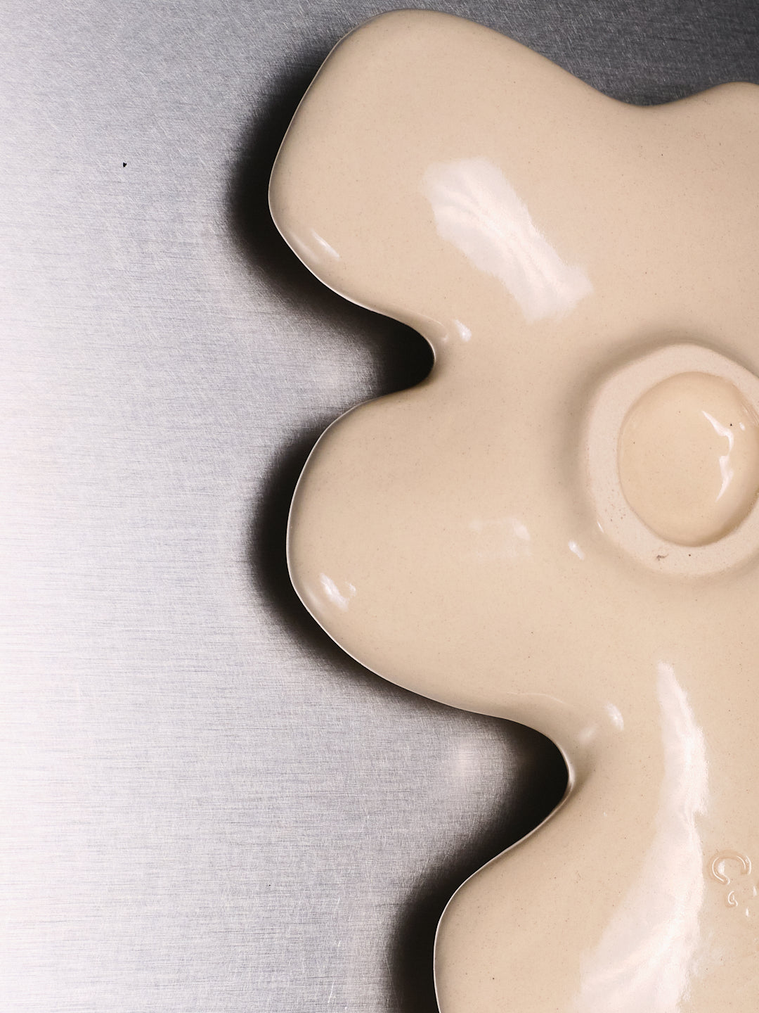 Triple sandstone candlestick