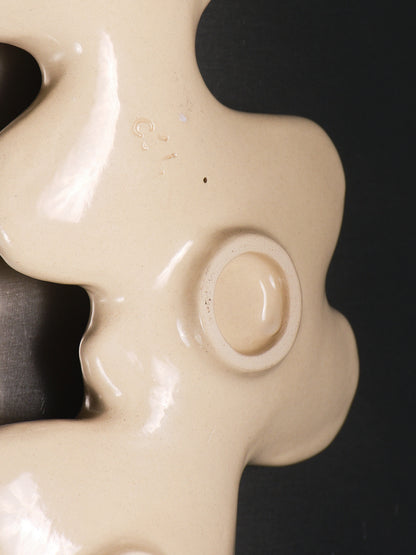 Triple sandstone candlestick