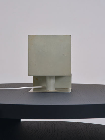 CHROME-PLATED METAL MIRROR LAMP, 1970s 