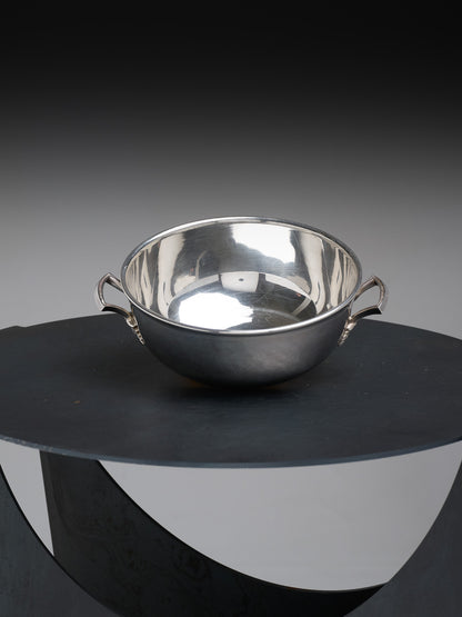 LÉGUMIER EN MÉTAL ARGENTÉ, 1970s