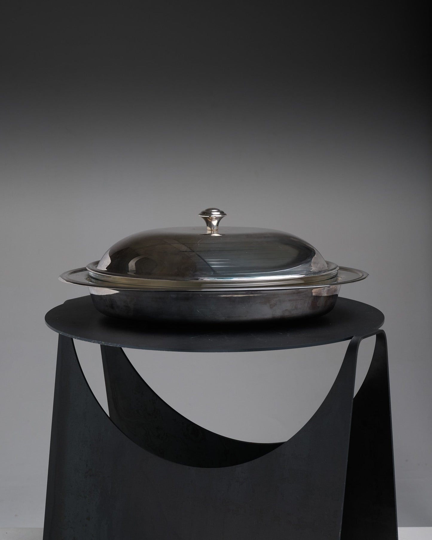 LÉGUMIER EN MÉTAL ARGENTÉ, CHRISTOFLE, 1960s