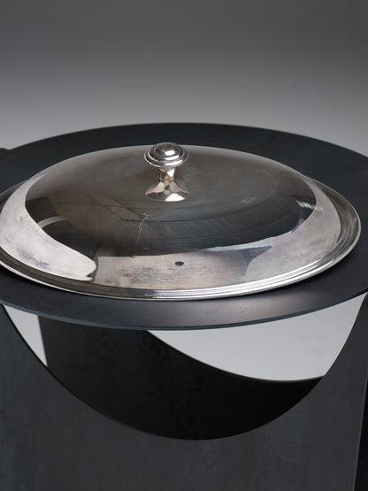 LÉGUMIER EN MÉTAL ARGENTÉ, CHRISTOFLE, 1960s