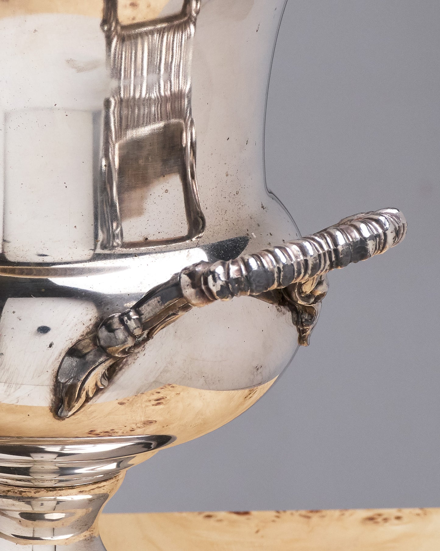 MEDICIS CHAMPAGNE BUCKET, SILVER-PLATED METAL