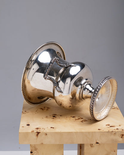 MEDICIS CHAMPAGNE BUCKET, SILVER-PLATED METAL