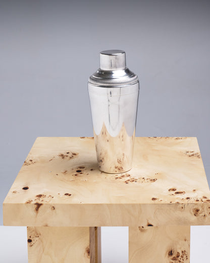 SHAKER EN MÉTAL ARGENTÉ, 1950s