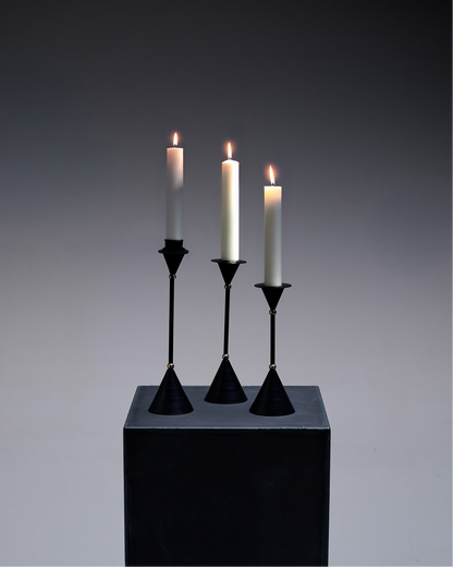 TRIO DE BOUGEOIRS MEMPHIS, 1980s