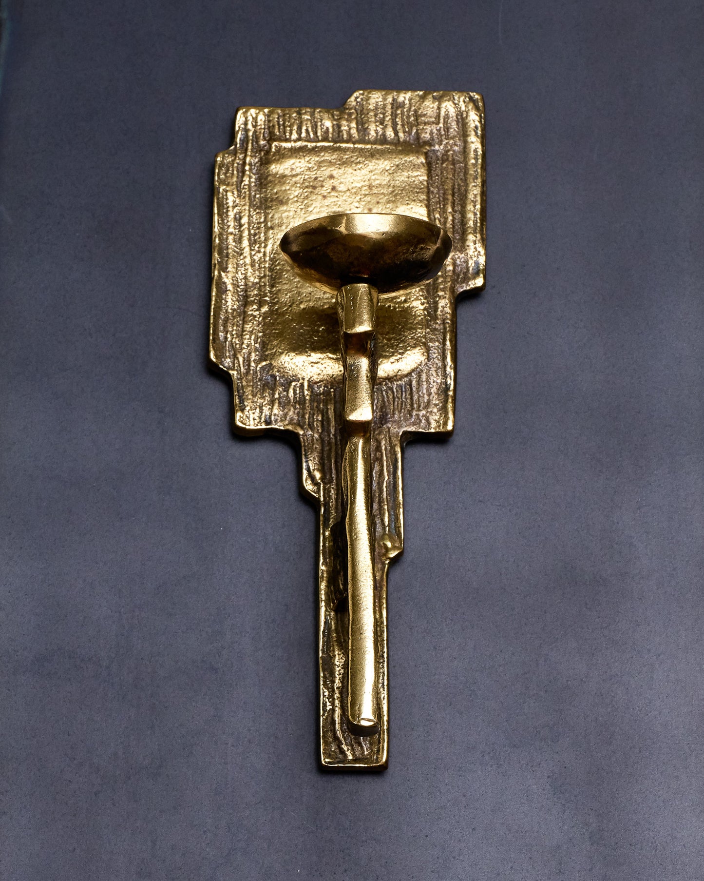 BRONZE WALL TORCH LIGHT, 1970s