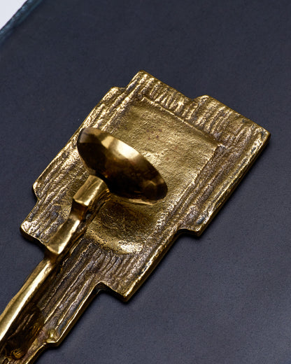 BRONZE WALL TORCH LIGHT, 1970s