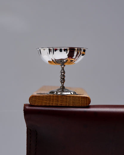 SET OF 6 STAINLESS STEEL CUPS, 1970s