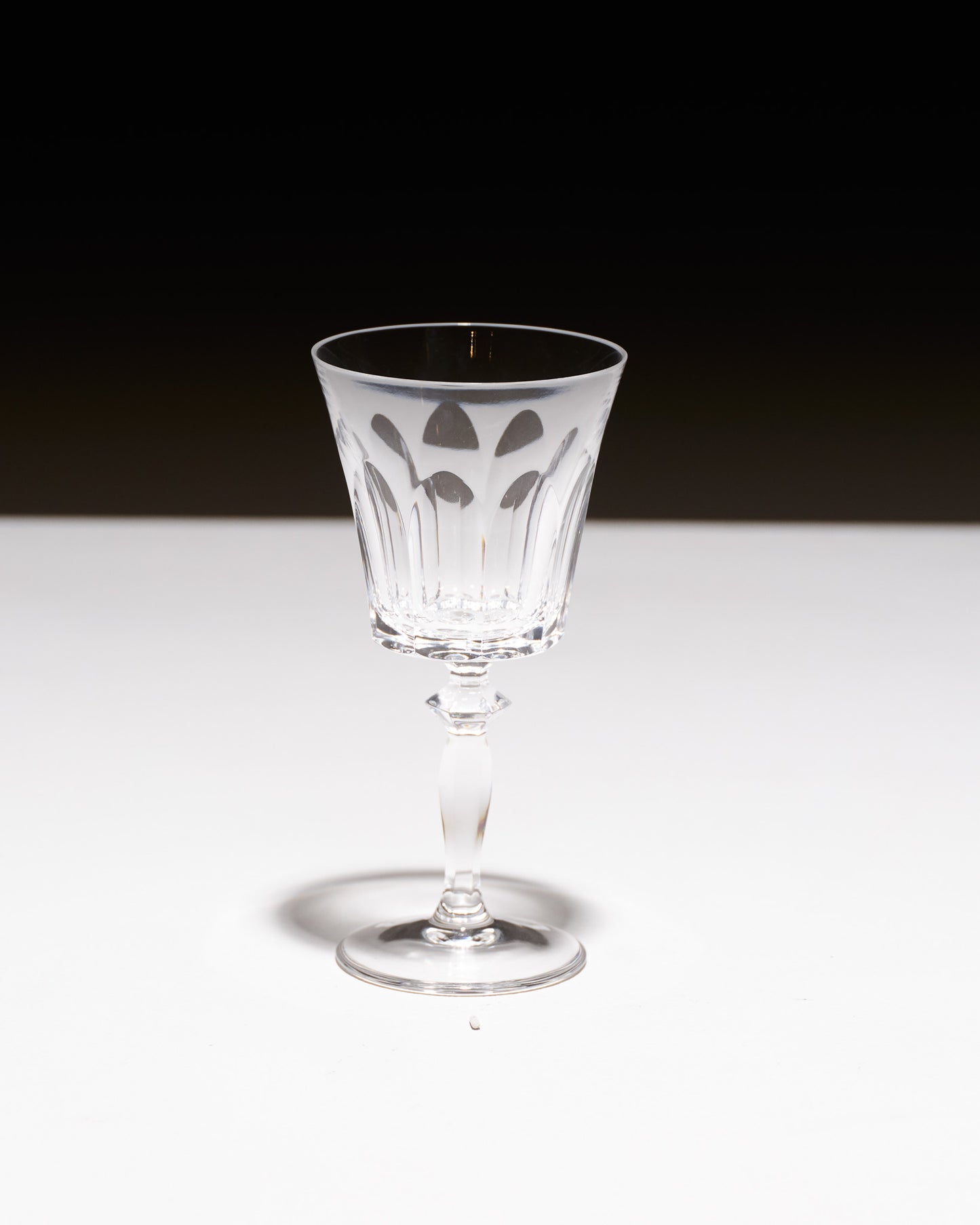 SET DE 10 VERRES À VIN EN CRISTAL, SAINT-LOUIS, 1950s