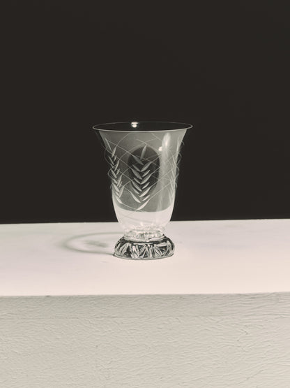 SET OF 9 CRYSTAL GLASSES FROM LORRAINE, 1970s