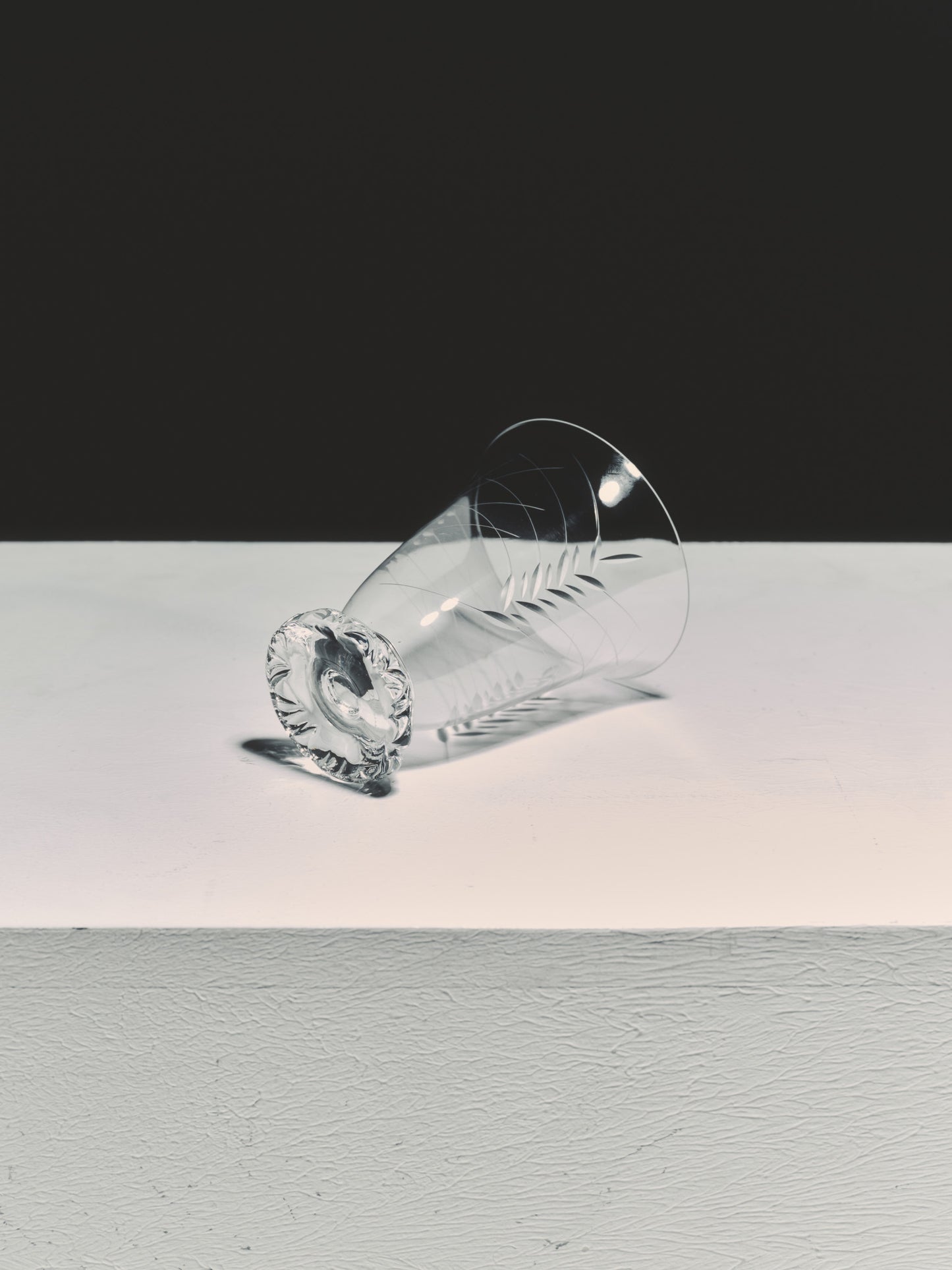 SET OF 9 CRYSTAL GLASSES FROM LORRAINE, 1970s