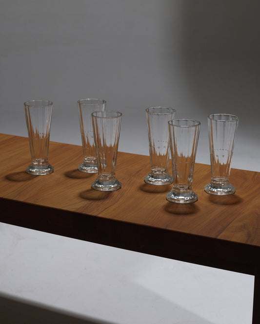SET DE 6 VERRES, BORMIOLI, 1990s
