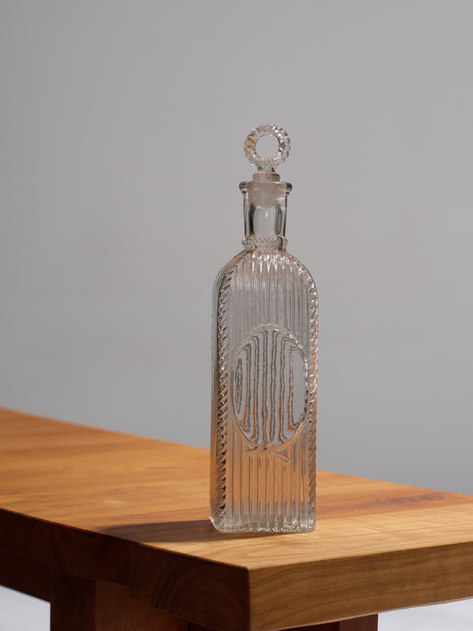 CARAFE EN VERRE TORSADÉ