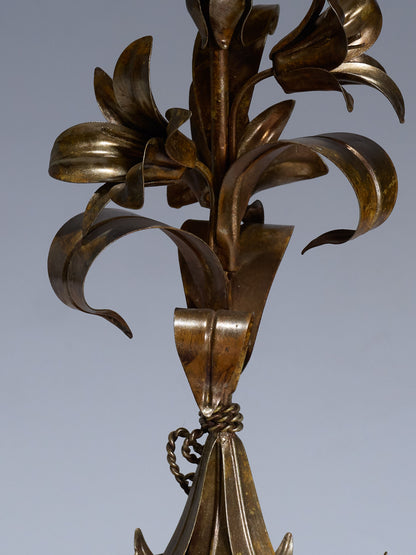 HOLLYWOOD REGENCY TABLE LAMP, MAISON JENSEN, 1970s