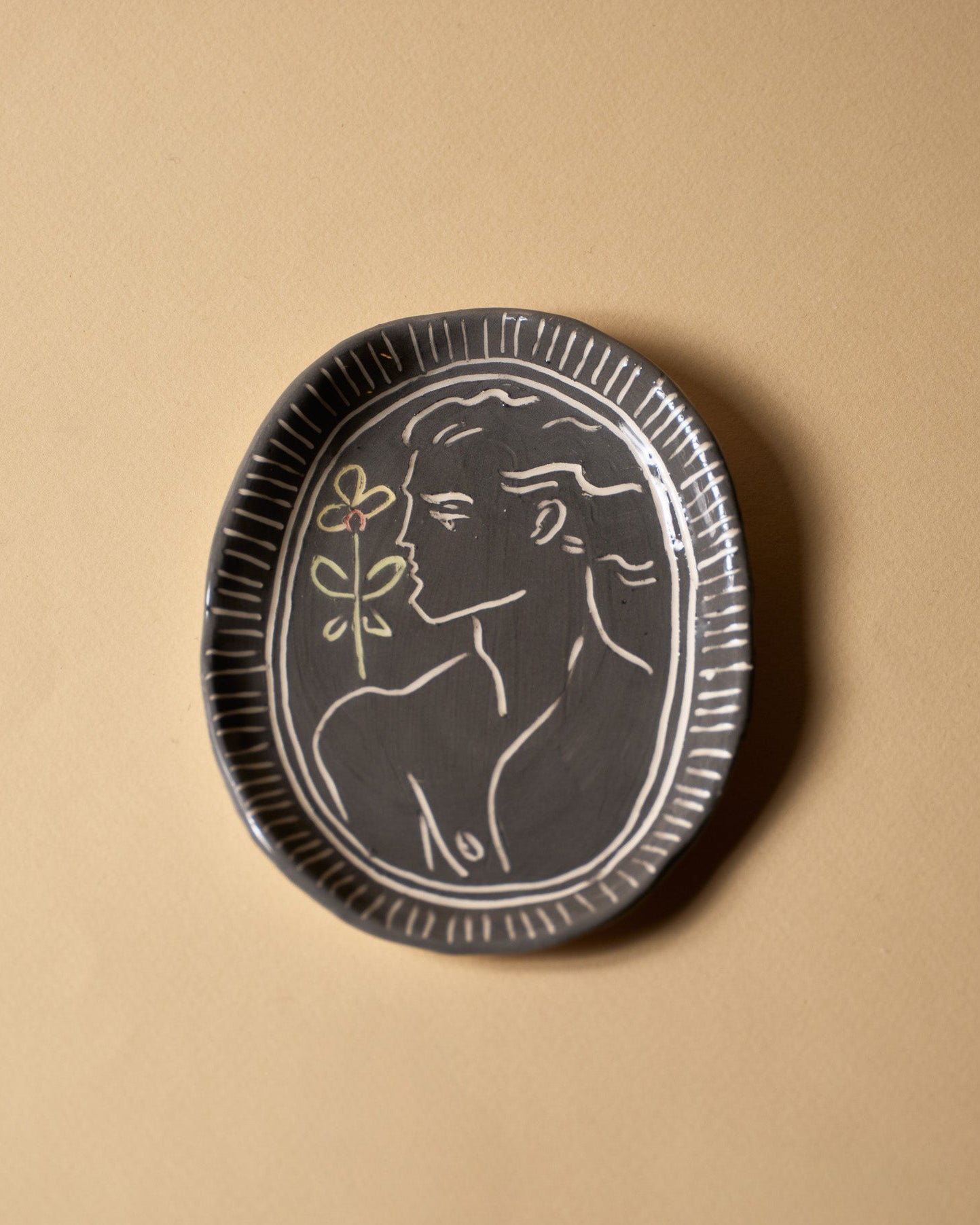 HANDCRAFTED CERAMIC CATCHALL, ELDAROV T.