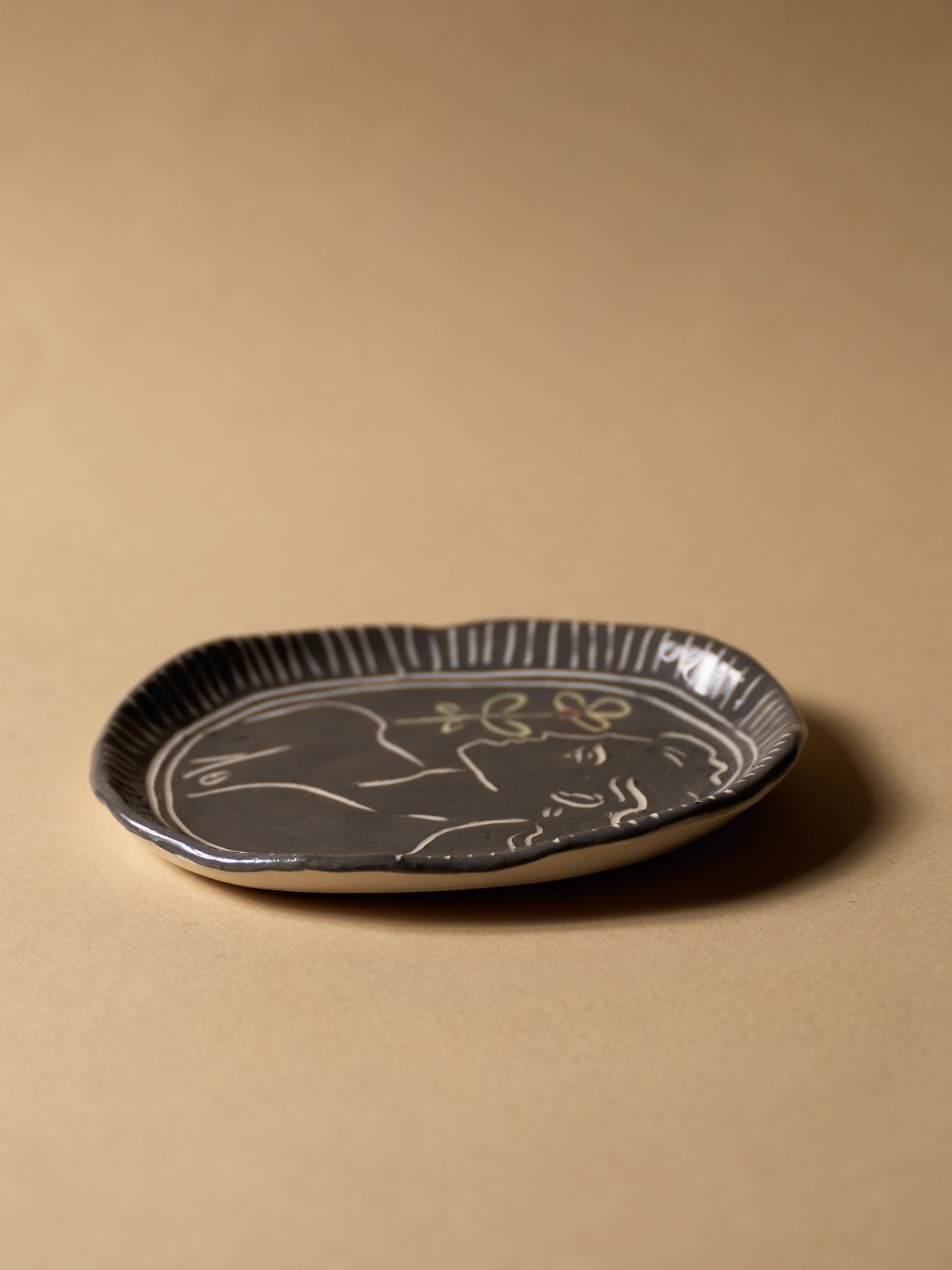 HANDCRAFTED CERAMIC CATCHALL, ELDAROV T.