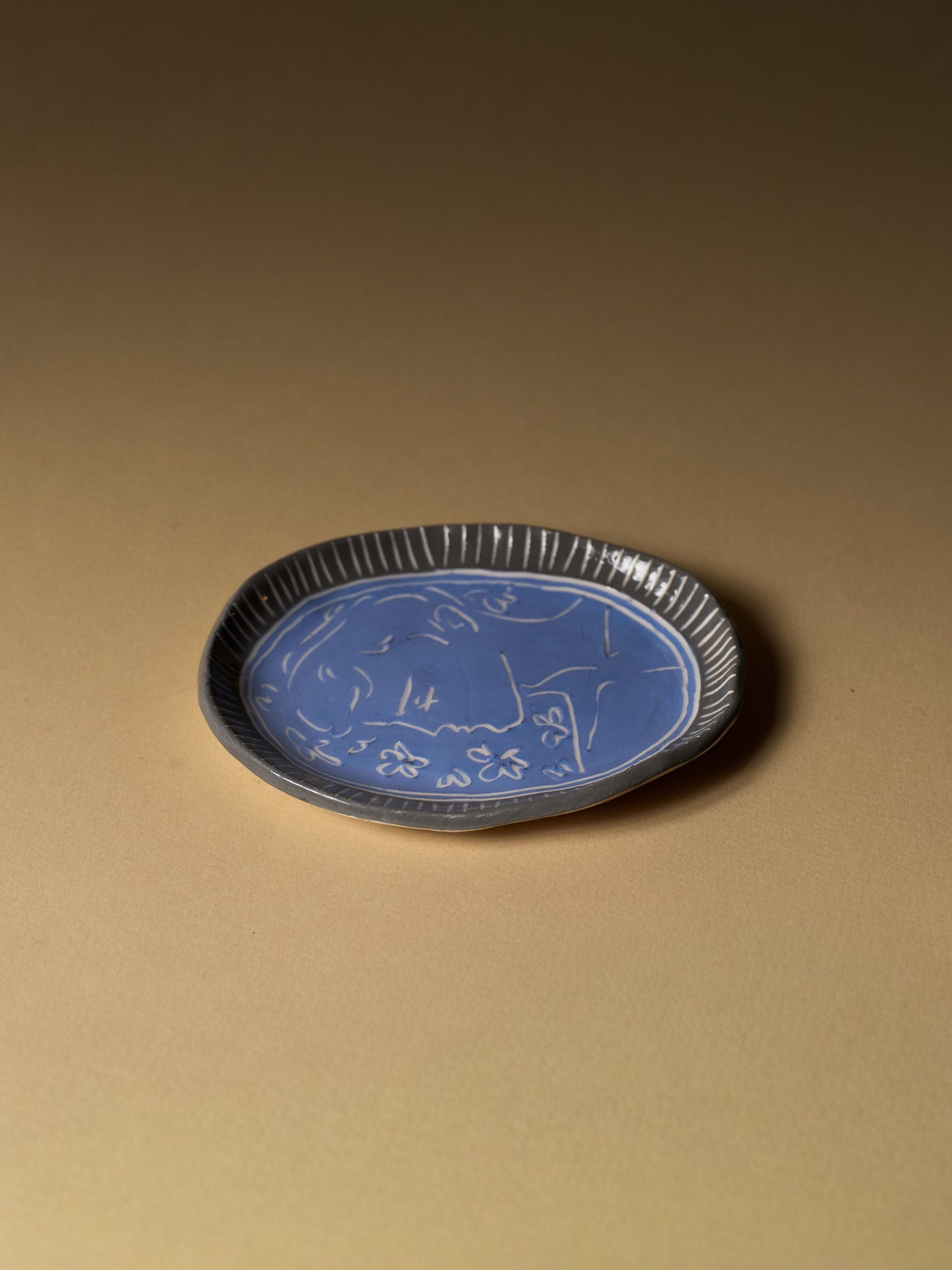 HANDCRAFTED CERAMIC CATCHALL, ELDAROV T.