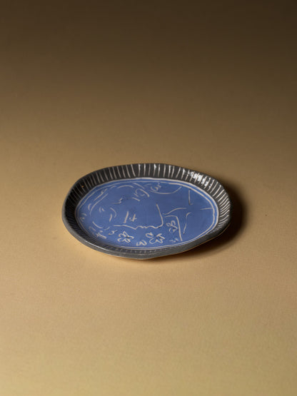 HANDCRAFTED CERAMIC CATCHALL, ELDAROV T.