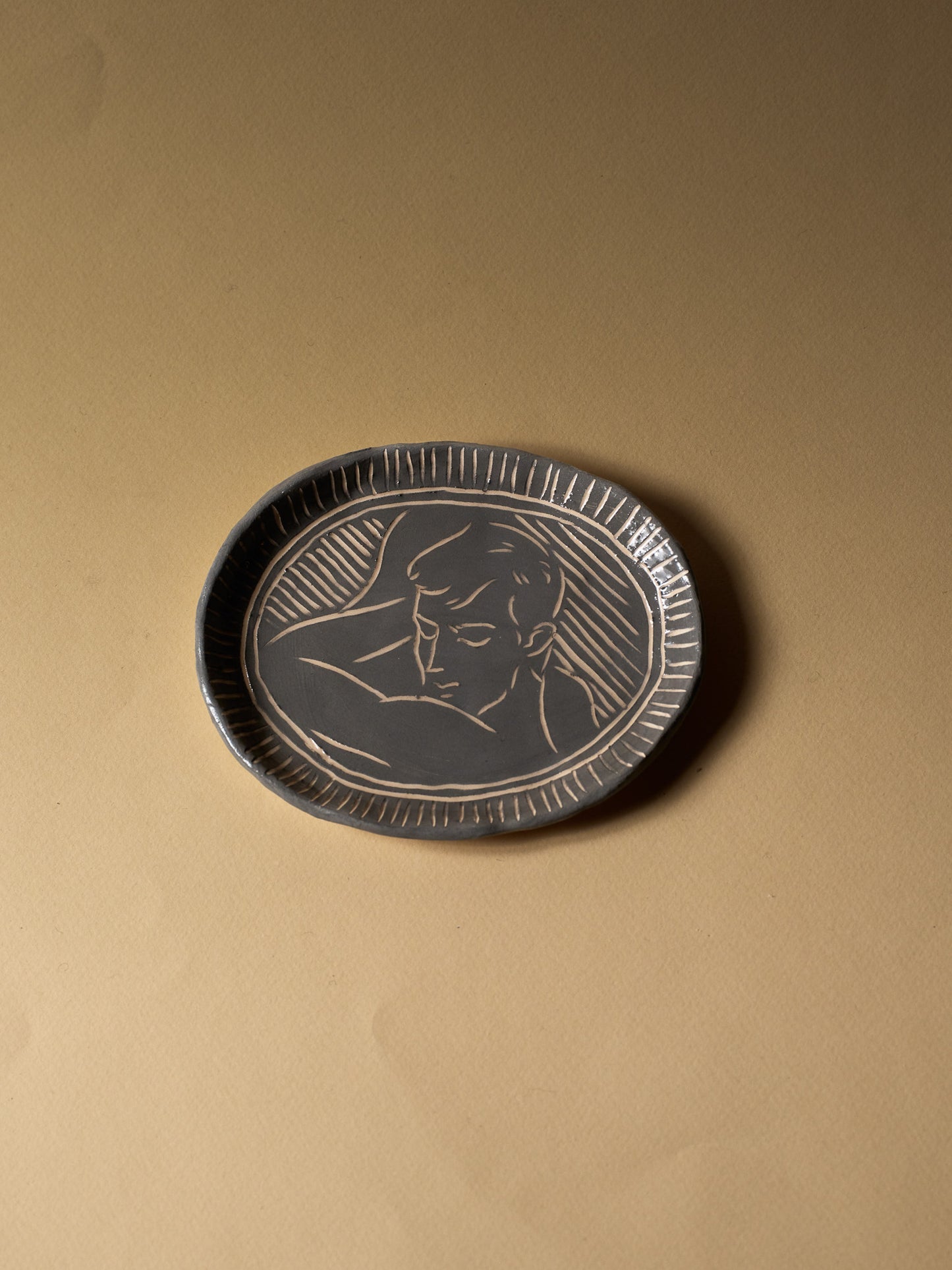 HANDCRAFTED CERAMIC CATCHALL, ELDAROV T.