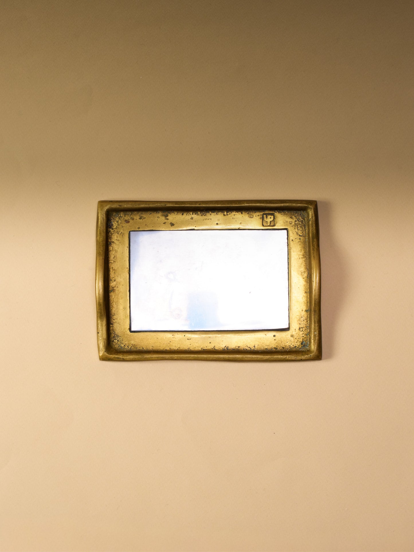 LATION AND ALUMINUM TRAY, DAVID MARSHALL, 1970s