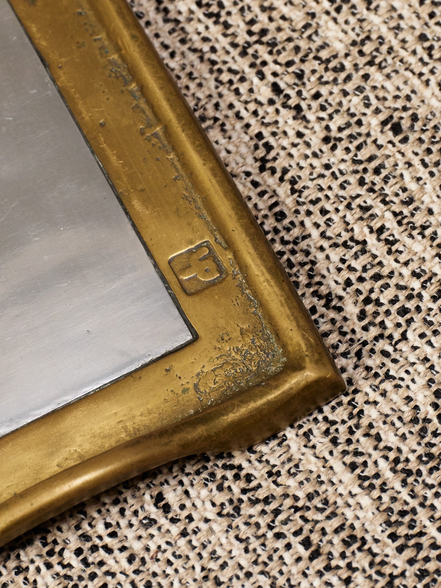 LATION AND ALUMINUM TRAY, DAVID MARSHALL, 1970s