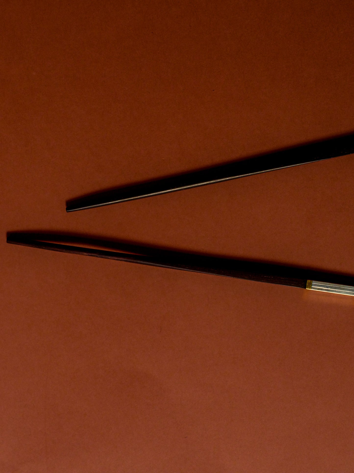 Large pair of chopsticks, Christofle, 1980s